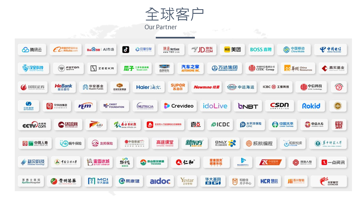风平智能合作客户案例 Logo Wall
